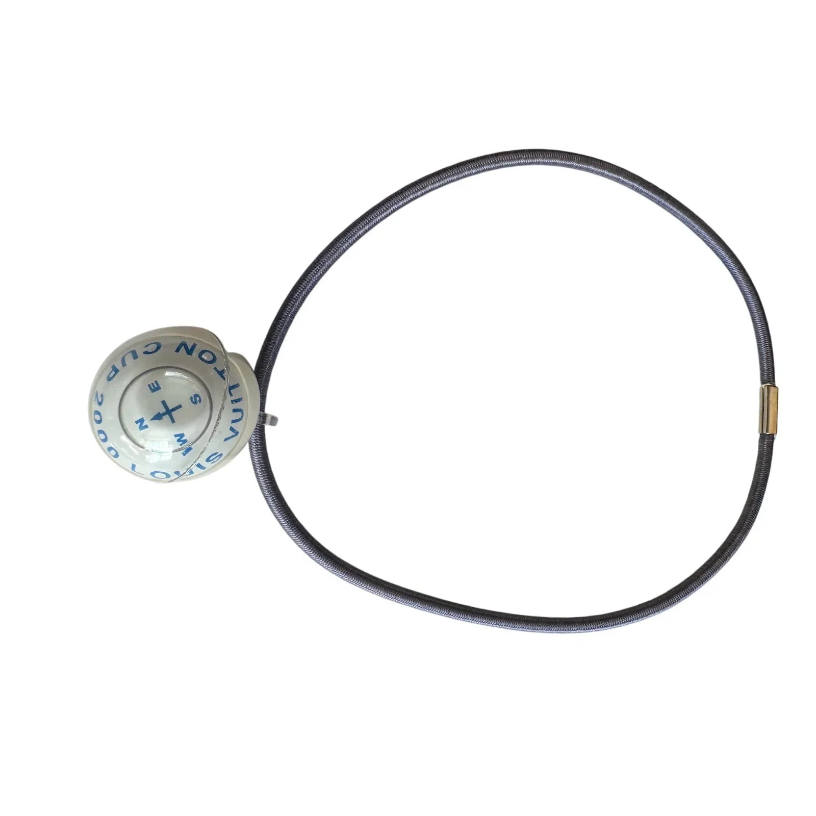 Louis Vuitton Cup 2000 Compass Necklace - Blue - Louis Vuitton - Necklace - A+ Stuff