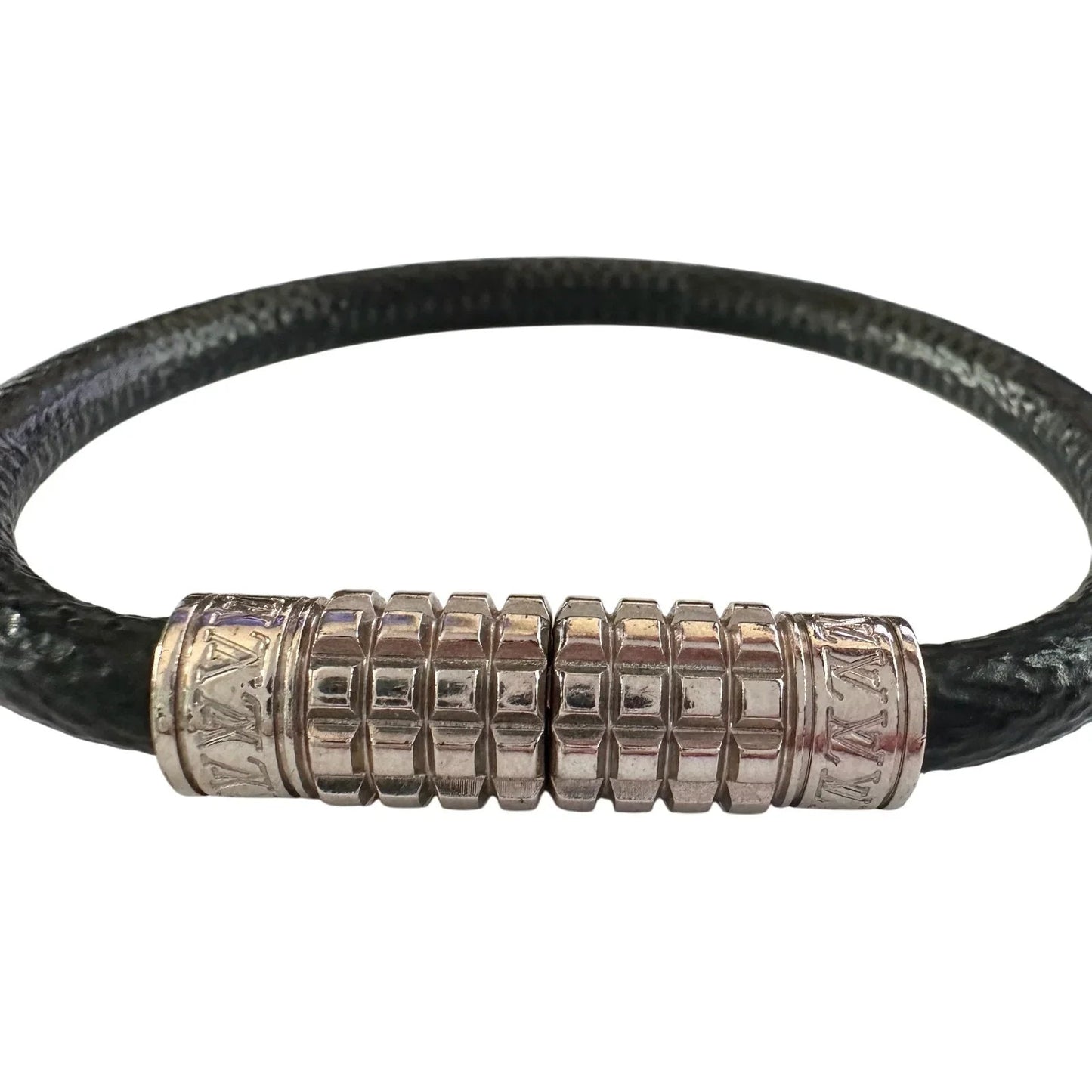 Louis Vuitton Digit Damier Graphite Canvas Bracelet - Louis Vuitton - Bracelet - A+ Stuff