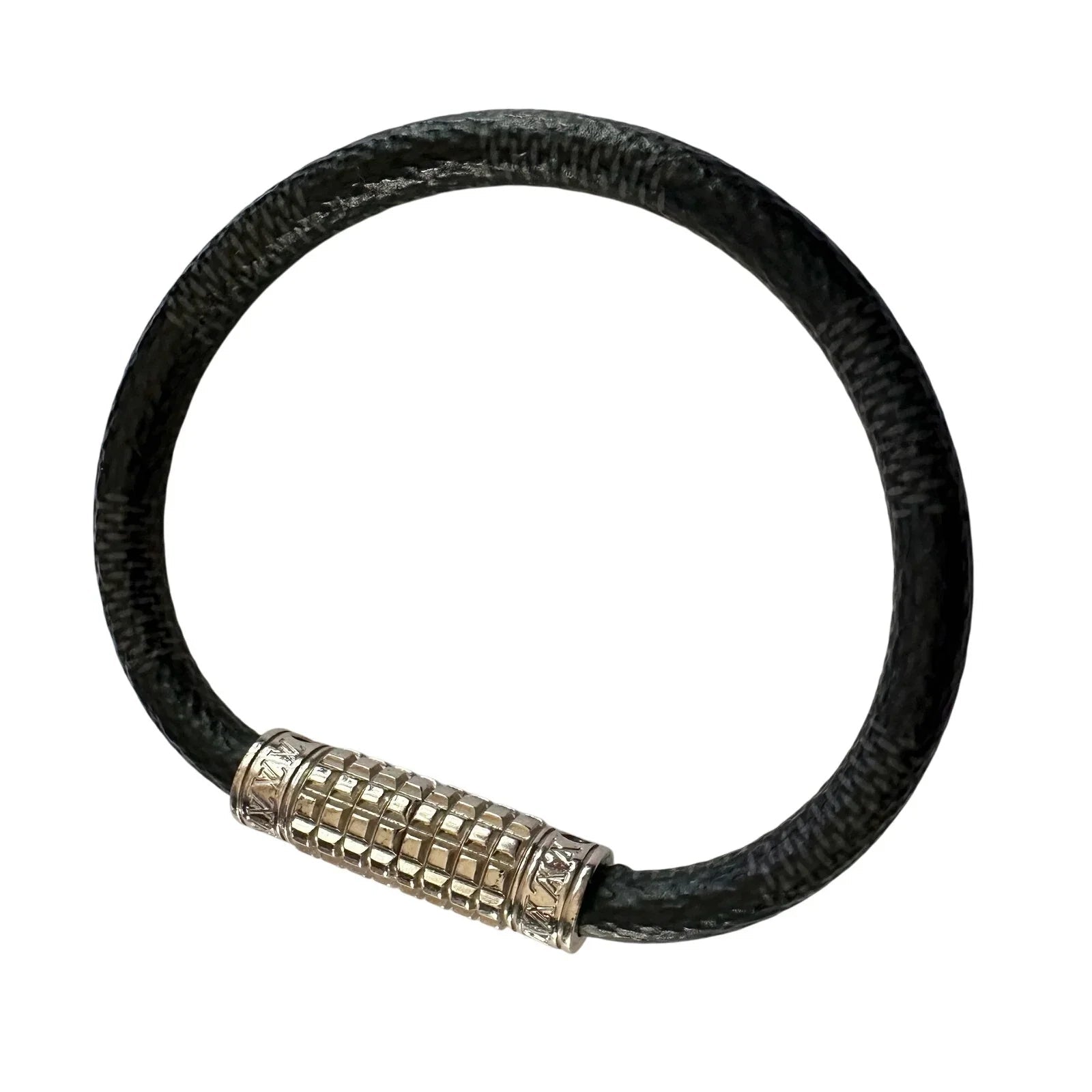 Louis Vuitton Digit Damier Graphite Canvas Bracelet - Louis Vuitton - Bracelet - A+ Stuff