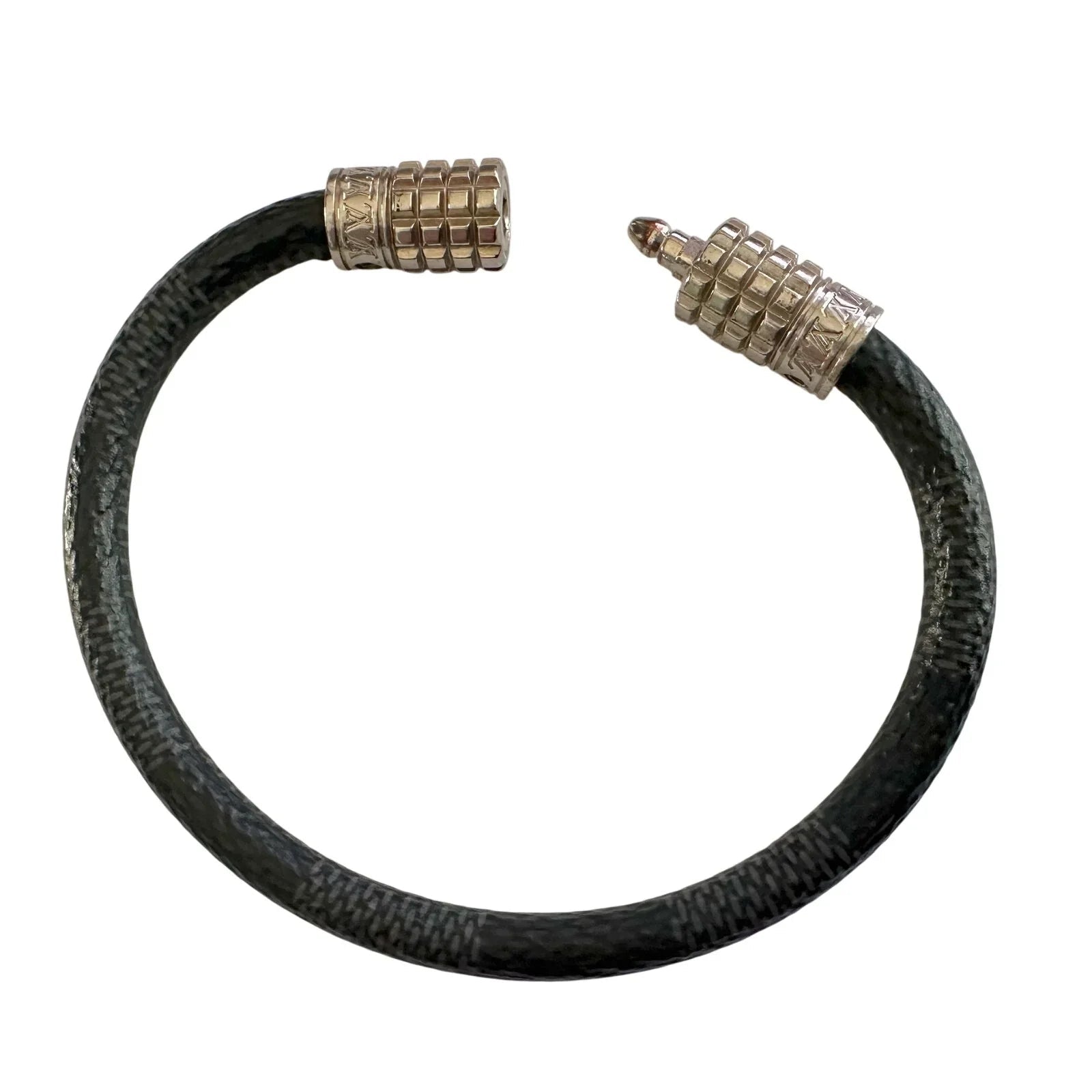 Louis Vuitton Digit Damier Graphite Canvas Bracelet - Louis Vuitton - Bracelet - A+ Stuff