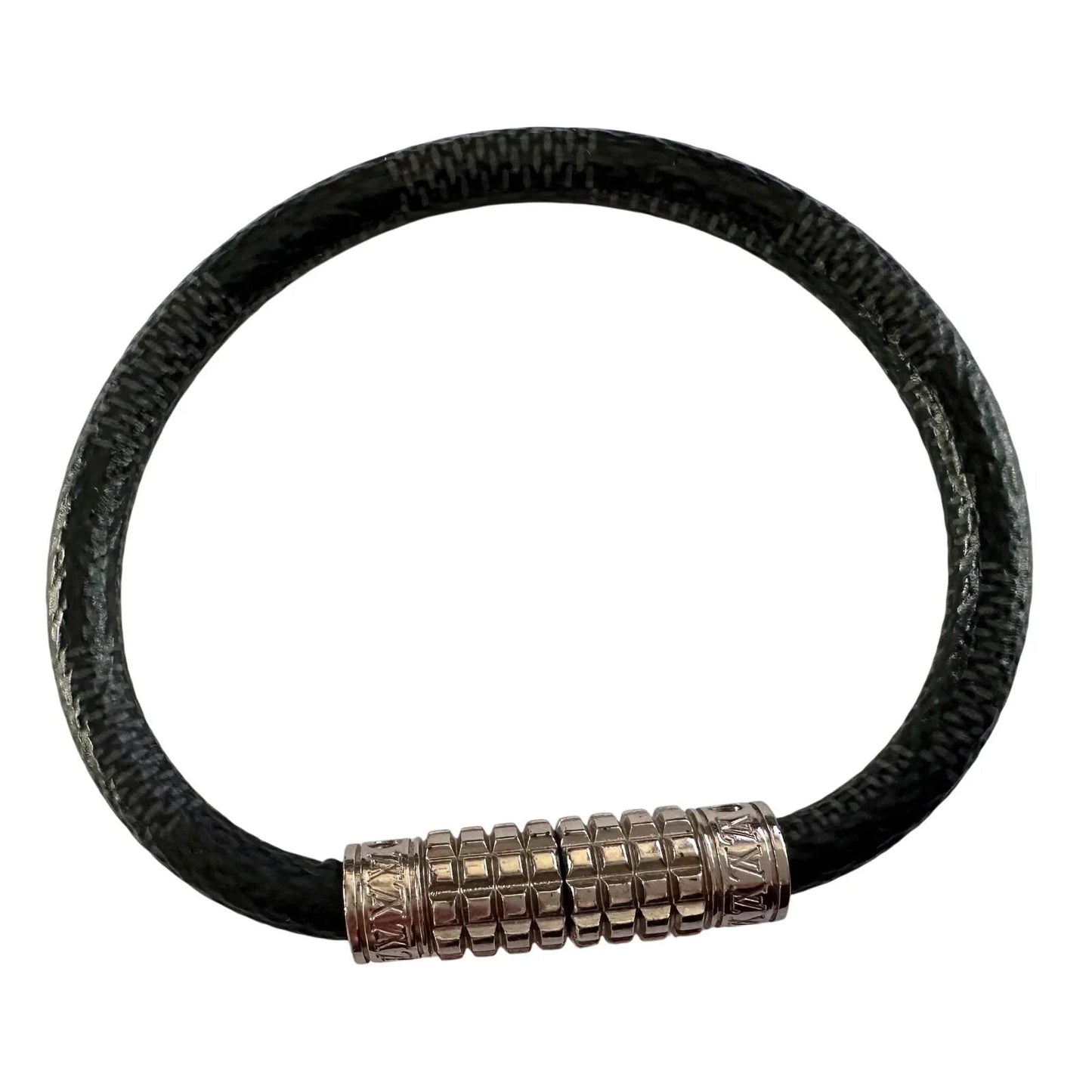 Louis Vuitton Digit Damier Graphite Canvas Bracelet - Louis Vuitton - Bracelet - A+ Stuff