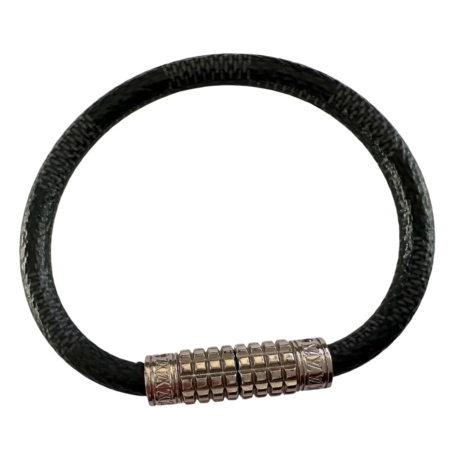 Louis Vuitton Digit Damier Graphite Canvas Bracelet - Louis Vuitton - Bracelet - A+ Stuff
