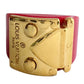 Louis Vuitton LockMe Fuchsia Resin Gold Tone Ring - Louis Vuitton - Ring - A+ Stuff