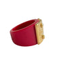 Louis Vuitton LockMe Fuchsia Resin Gold Tone Ring - Louis Vuitton - Ring - A+ Stuff