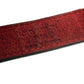 Louis Vuitton (LV) Black Leather Monogram Wish Bracelet with Red Leather on Inverse - Louis Vuitton - Designer Bracelet - A+ Stuff