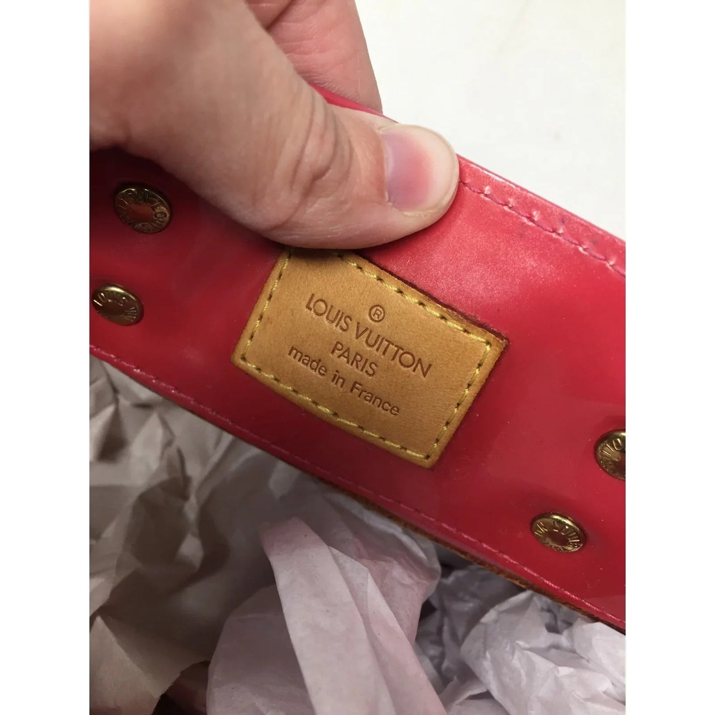 Louis Vuitton Monogram Vernis Reade PM Hand Bag in Red M91088 - Louis Vuitton - Handbags - A+ Stuff