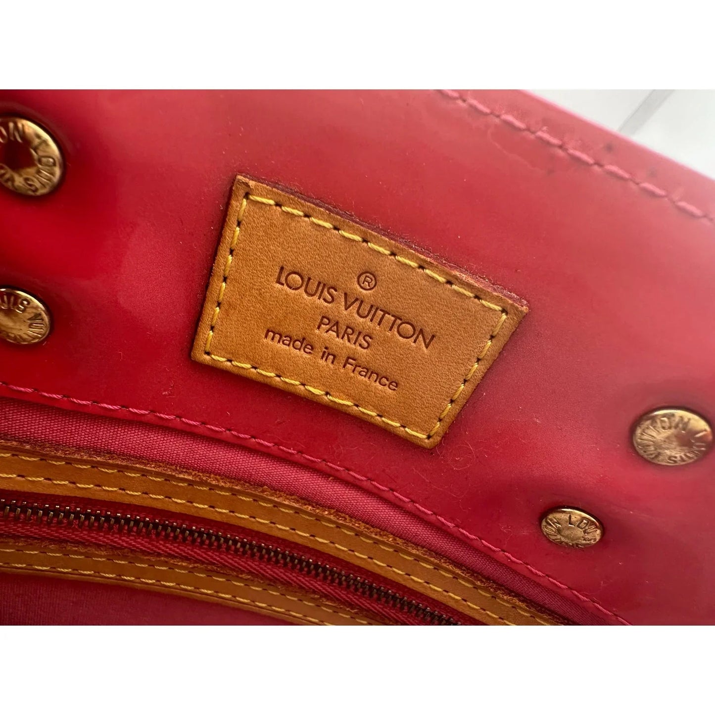 Louis Vuitton Monogram Vernis Reade PM Hand Bag in Red M91088 - Louis Vuitton - Handbags - A+ Stuff
