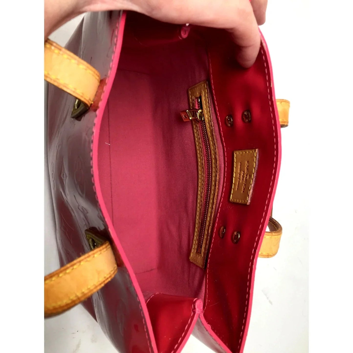 Louis Vuitton Monogram Vernis Reade PM Hand Bag in Red M91088 - Louis Vuitton - Handbags - A+ Stuff