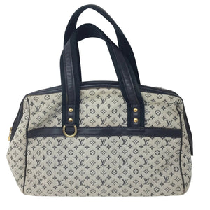Louis‎ Vuitton Navy Monogram Mini Lin Josephine GM Satchel