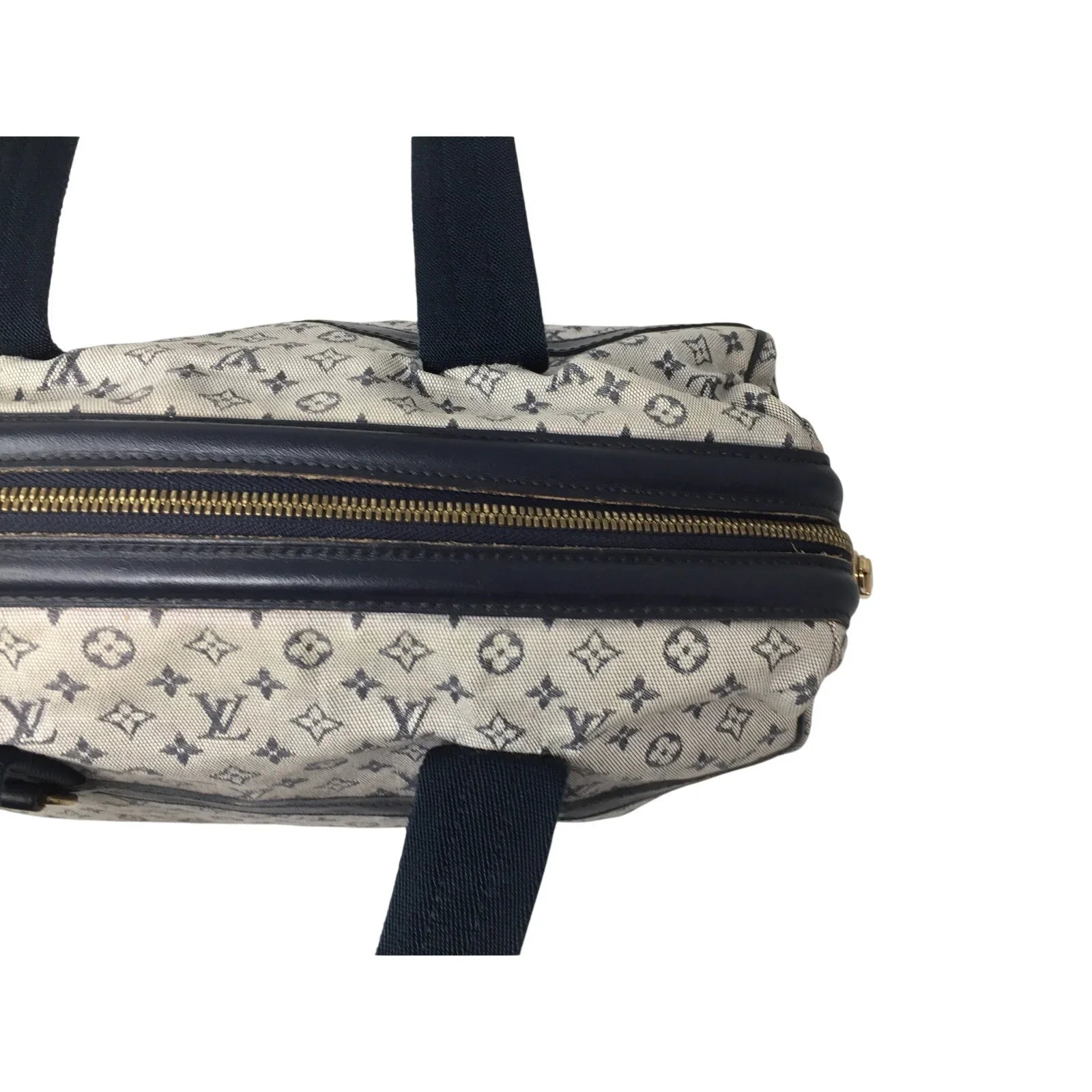 Louis‎ Vuitton Navy Monogram Mini Lin Josephine GM Satchel - Louis Vuitton - Satchel handbag - A+ Stuff