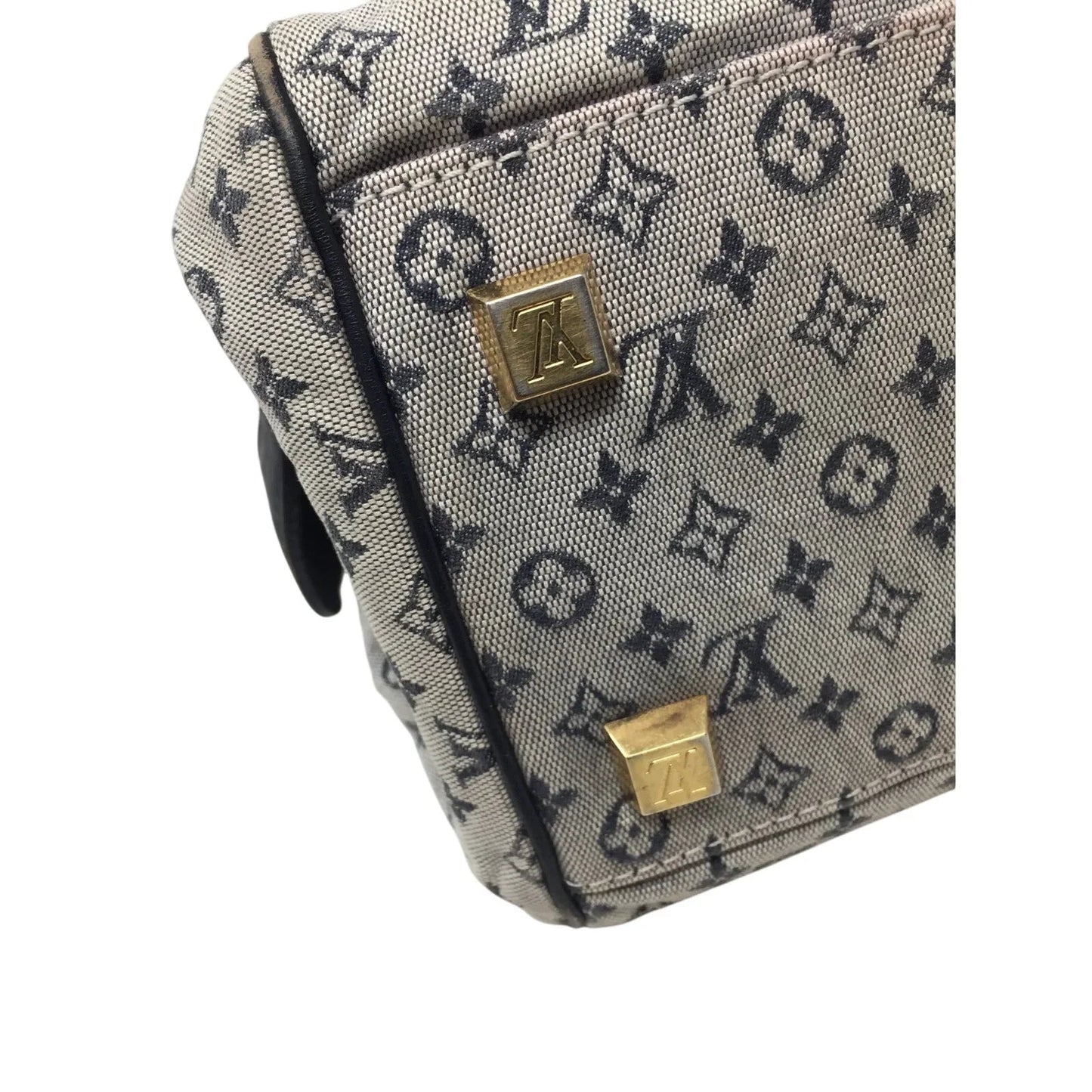Louis‎ Vuitton Navy Monogram Mini Lin Josephine GM Satchel - Louis Vuitton - Satchel handbag - A+ Stuff