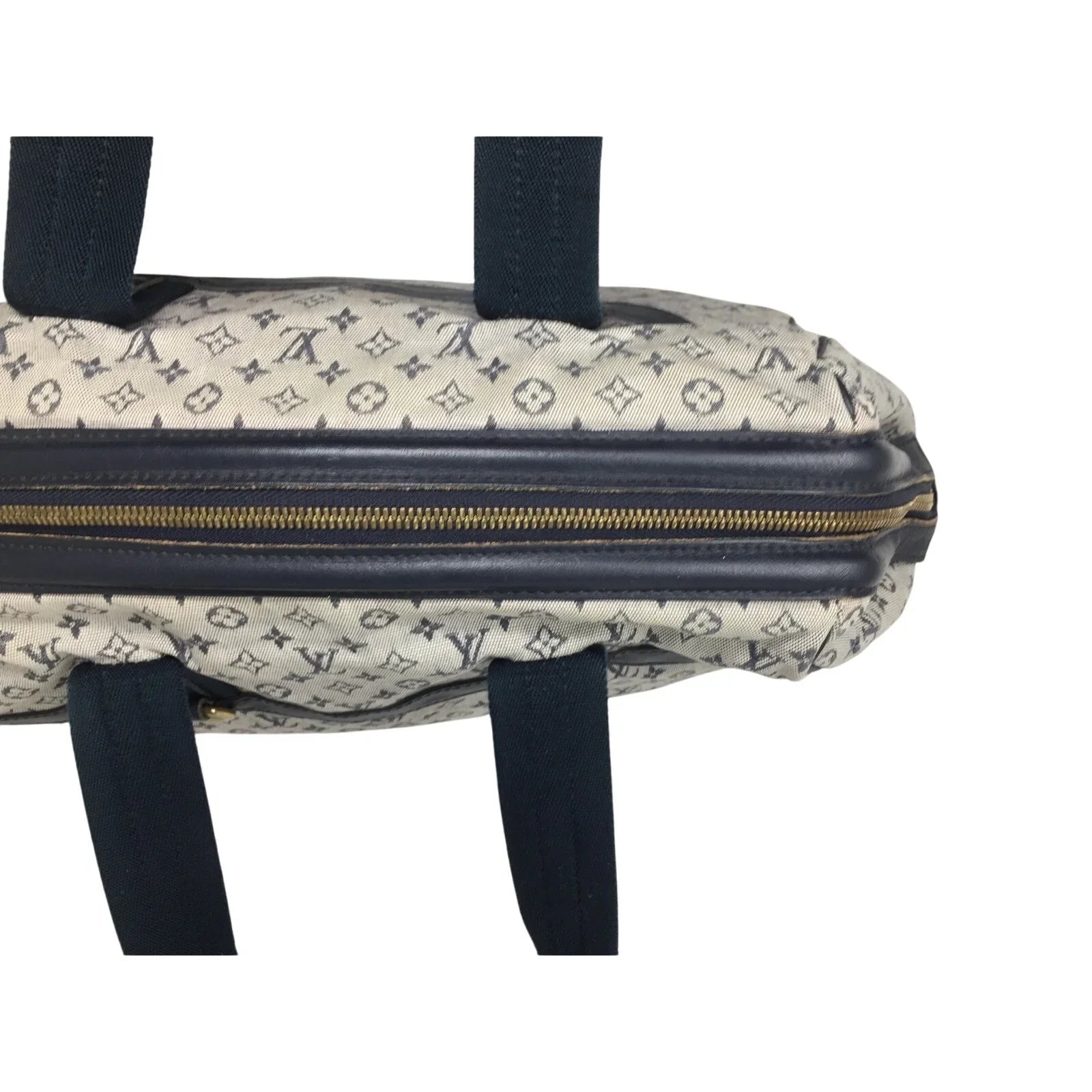 Louis‎ Vuitton Navy Monogram Mini Lin Josephine GM Satchel - Louis Vuitton - Satchel handbag - A+ Stuff