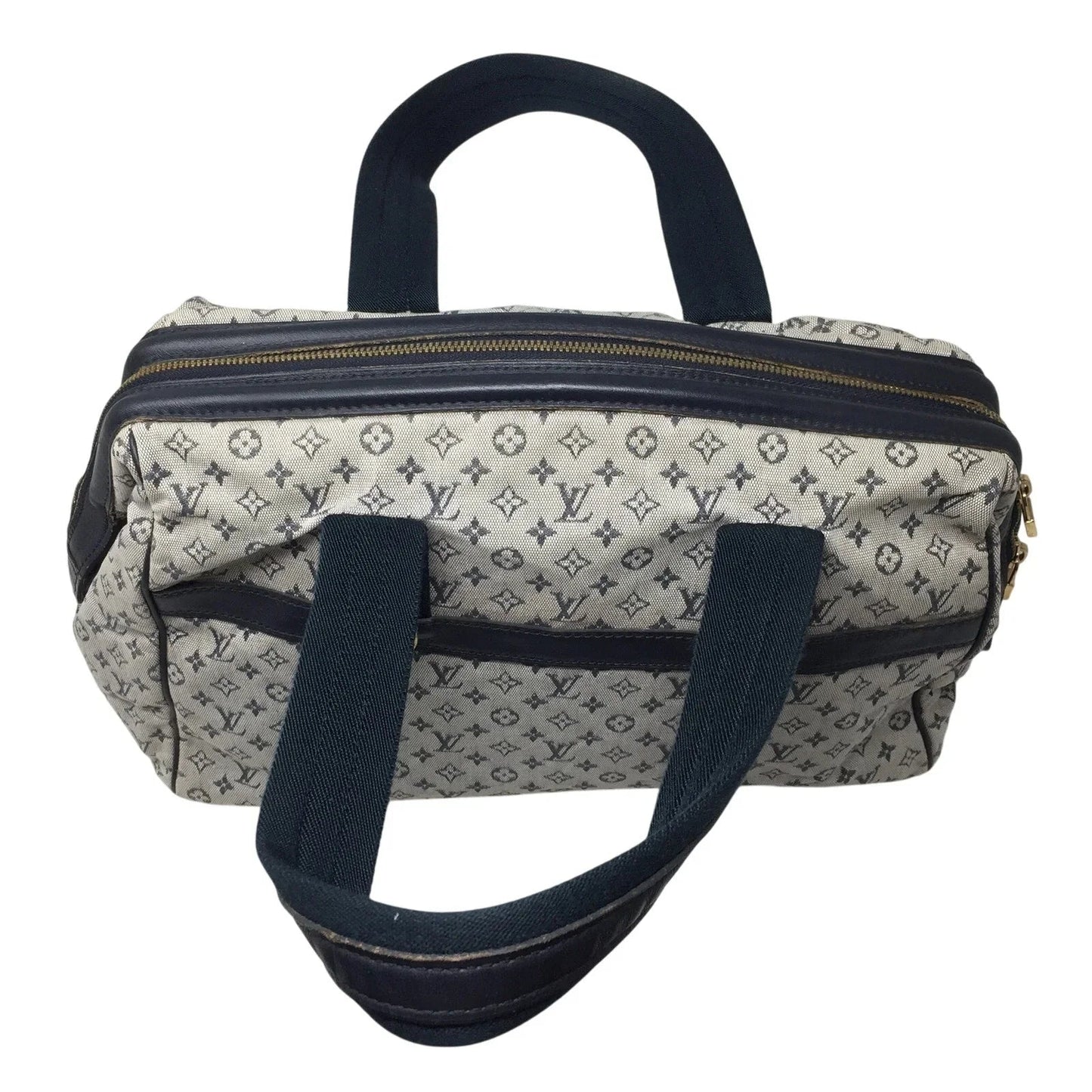 Louis‎ Vuitton Navy Monogram Mini Lin Josephine GM Satchel - Louis Vuitton - Satchel handbag - A+ Stuff