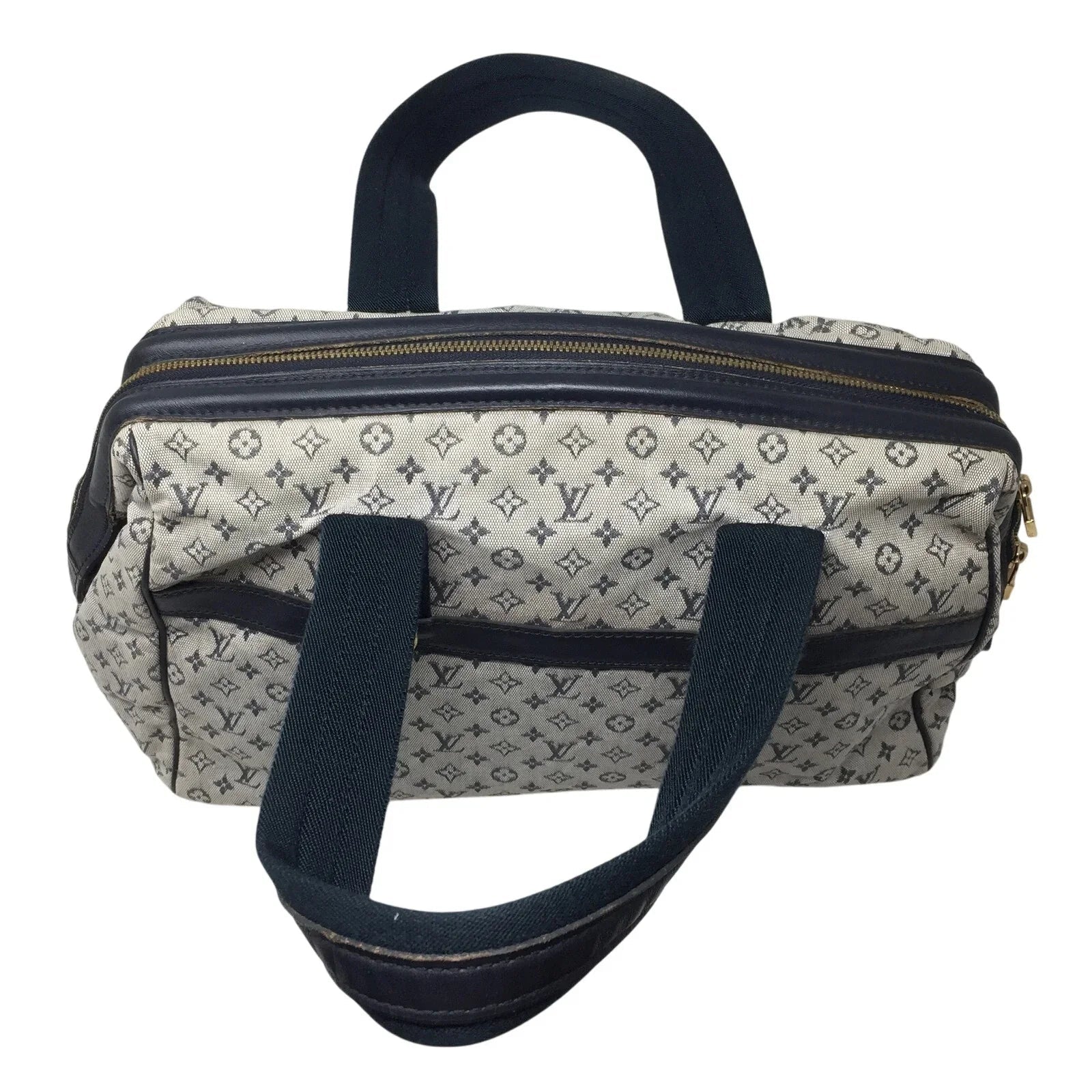 Louis‎ Vuitton Navy Monogram Mini Lin Josephine GM Satchel - Louis Vuitton - Satchel handbag - A+ Stuff