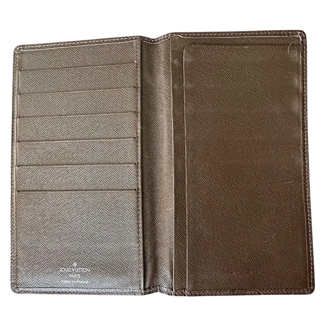 Louis Vuitton Paris Dark Brown Pebbled Leather Card Holder Wallet - Louis Vuitton - Mens Wallet - A+ Stuff