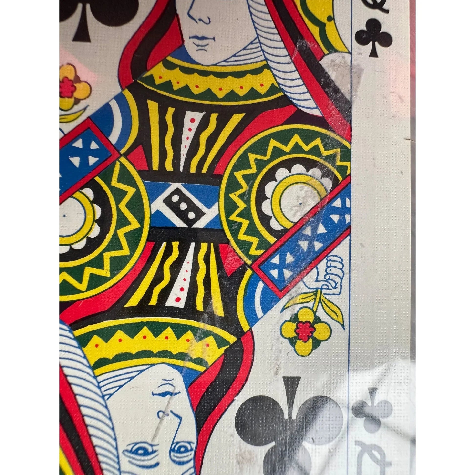 Louis Vuitton Queen of Clubs Playing Card with Protective Sleeve - Louis Vuitton x Takashi Murakami - Card Games - A+ Stuff