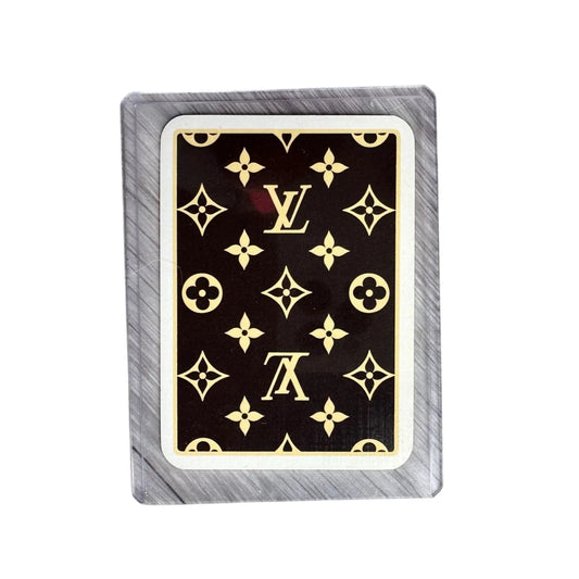 Louis Vuitton Queen of Clubs Playing Card with Protective Sleeve - Louis Vuitton x Takashi Murakami - Card Games - A+ Stuff