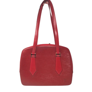 Louis Vuitton Red Leather Epi Voltaire Shoulder Bag