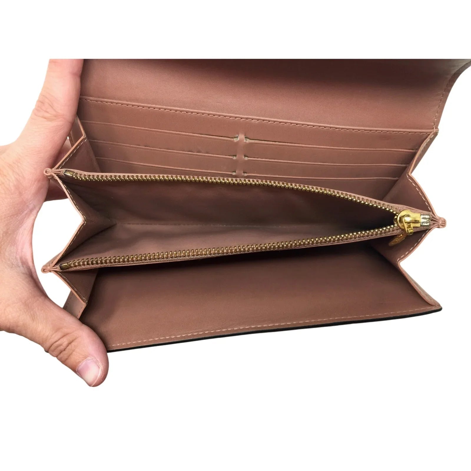 Louis Vuitton Vernis Monogram Sarah Long Wallet - Bronze / Mustard - Louis Vuitton - Long Wallet - A+ Stuff