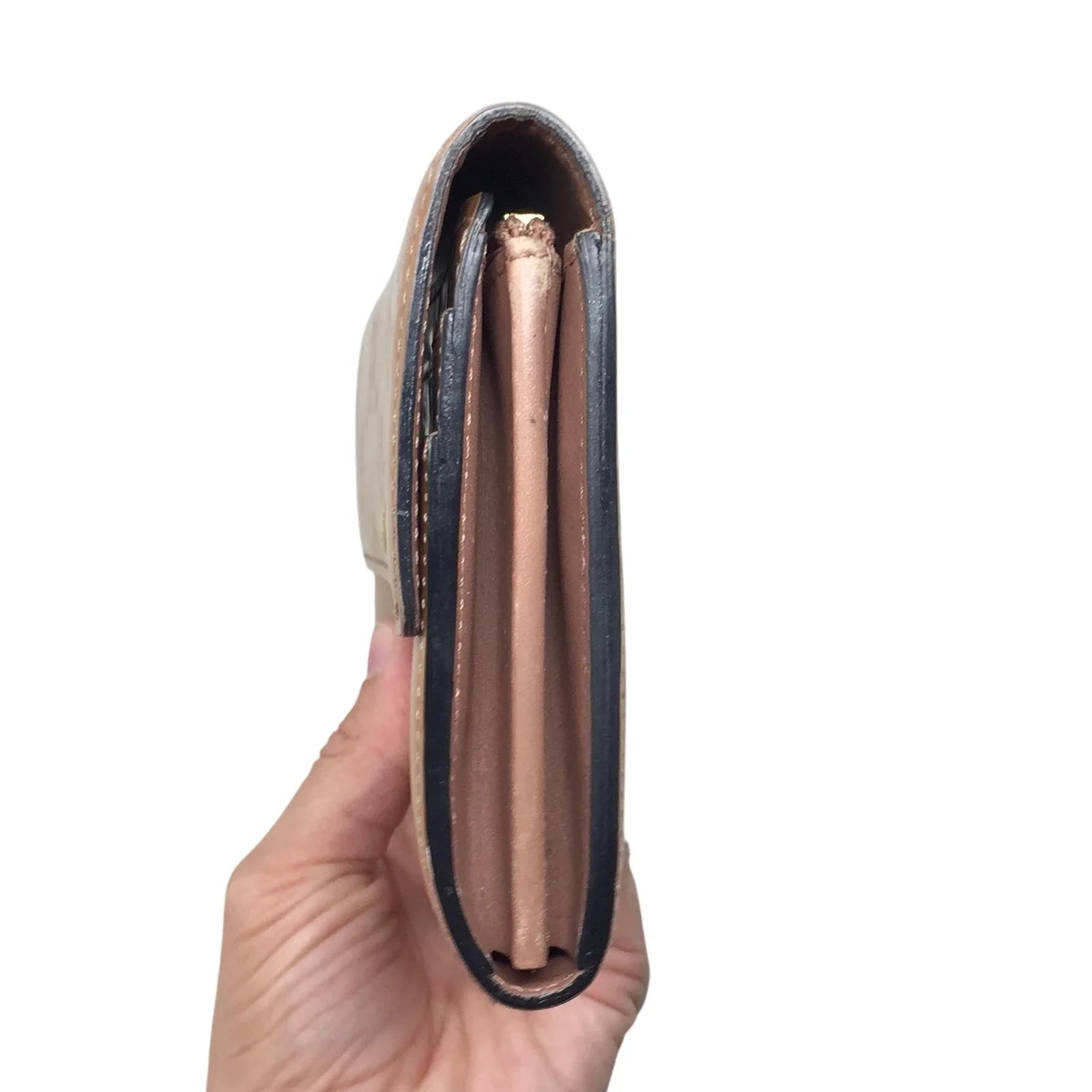 Louis Vuitton Vernis Monogram Sarah Long Wallet - Bronze / Mustard - Louis Vuitton - Long Wallet - A+ Stuff