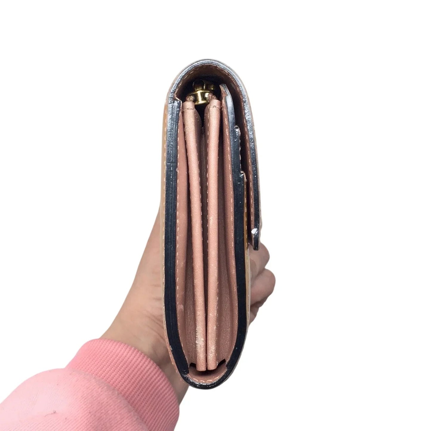 Louis Vuitton Vernis Monogram Sarah Long Wallet - Bronze / Mustard - Louis Vuitton - Long Wallet - A+ Stuff
