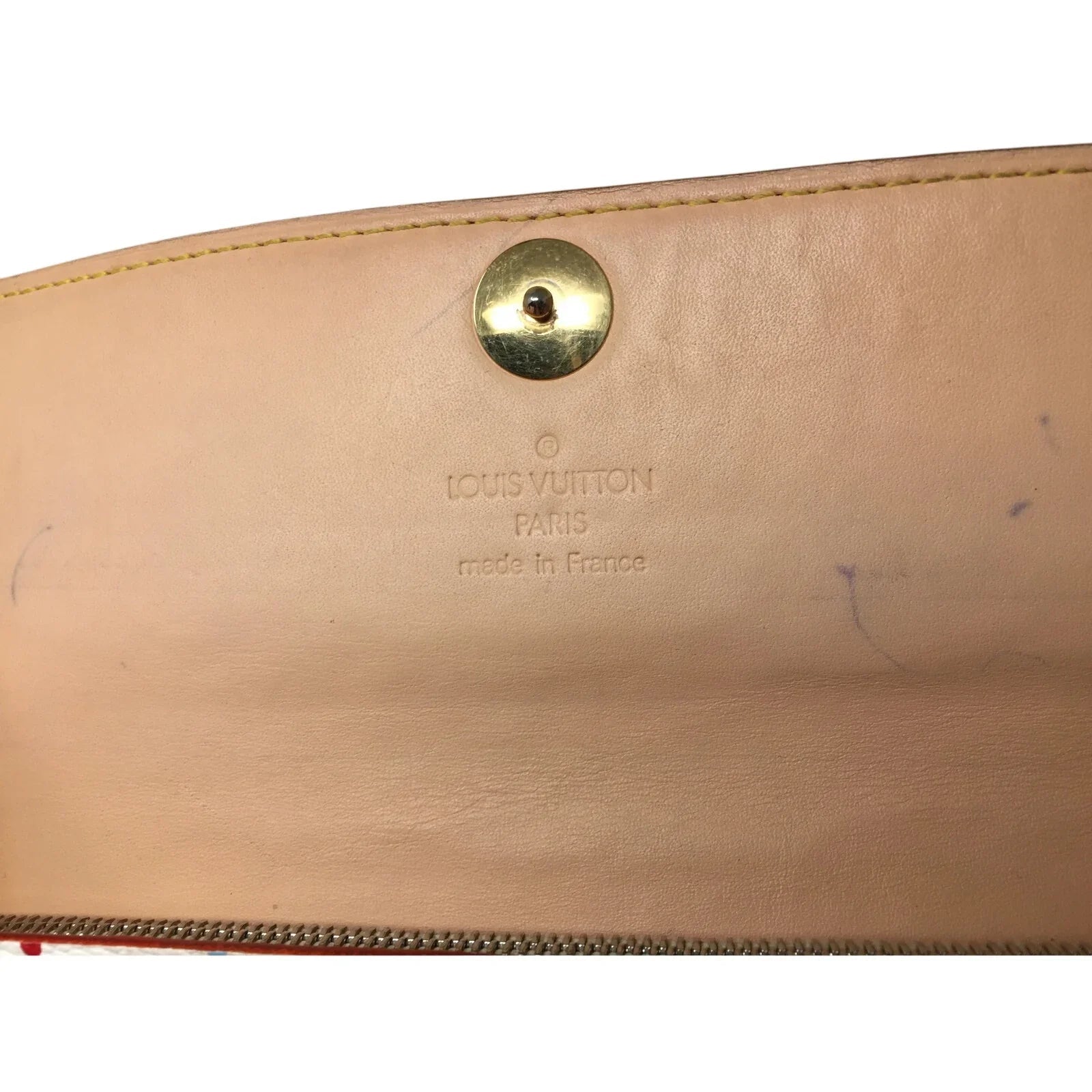 Louis Vuitton White Multicolor Takashi Murakami Long Wallet - Louis Vuitton - Wallet - A+ Stuff
