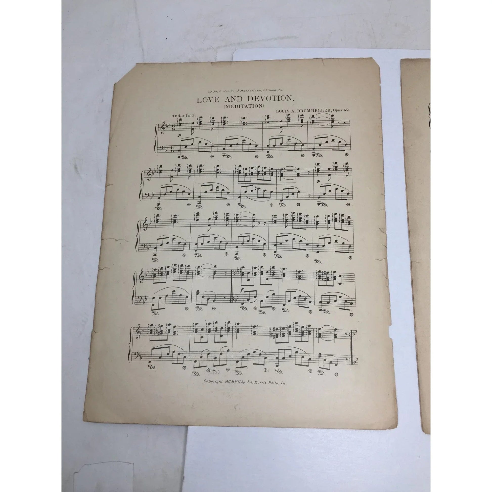 ''Love and Devotion'' by Louis A Drumheller Sheet Music Book - A+ Stuff - SHEET MUSIC - A+ Stuff