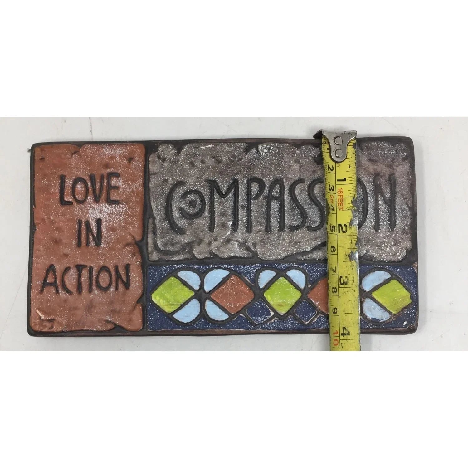''Love in Action Compassion'' Colorful Garden Stone - A+ Stuff - Decor - A+ Stuff