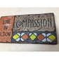 ''Love in Action Compassion'' Colorful Garden Stone - A+ Stuff - Decor - A+ Stuff