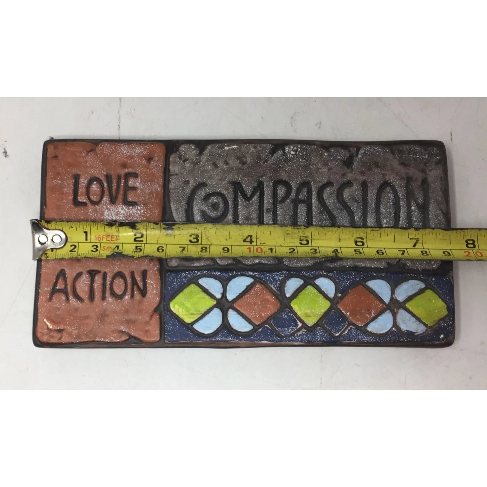 ''Love in Action Compassion'' Colorful Garden Stone - A+ Stuff - Decor - A+ Stuff