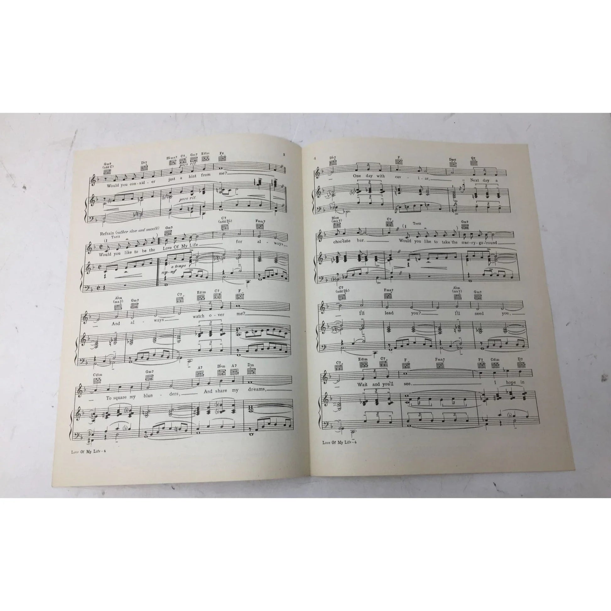 ''Love of my Life'' from ''Second Chorus'' Vintage 1940 Sheet Music - A+ Stuff - SHEET MUSIC - A+ Stuff