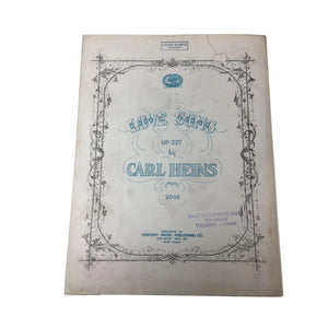 ''LOVE SONG'' OP 227 BY CARL HEINS 2048 Sheet Music Book