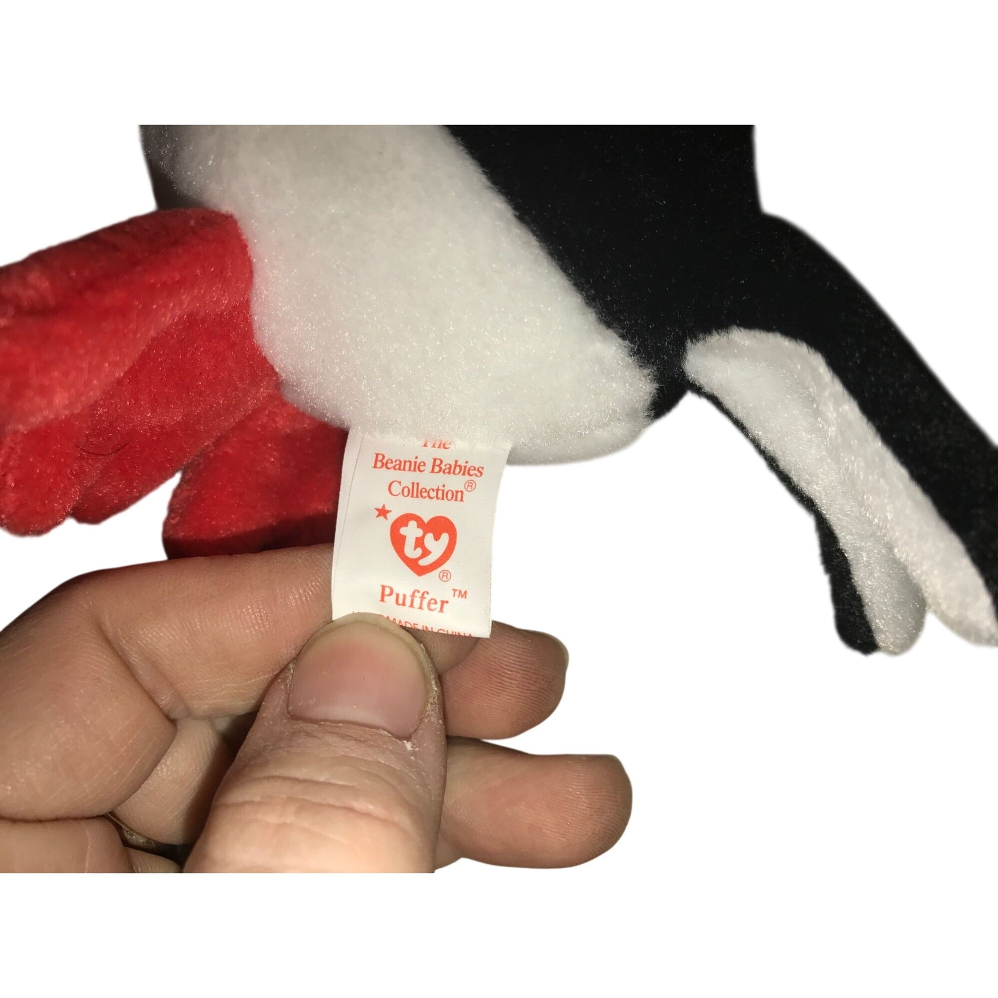 1997 Puffer the Puffin Beanie Baby TY Beanie Baby  A+ Stuff Plush Toys / Stuffed Animals