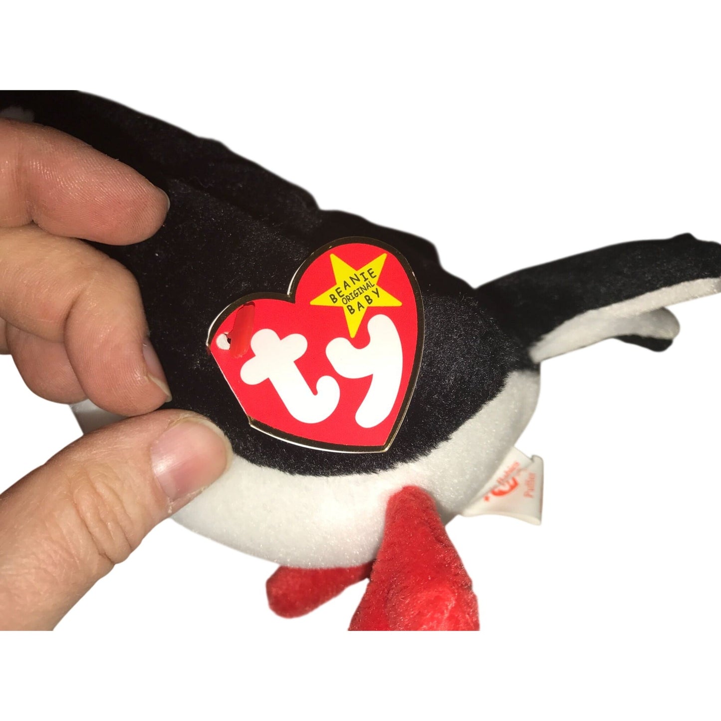 1997 Puffer the Puffin Beanie Baby TY Beanie Baby  A+ Stuff Plush Toys / Stuffed Animals
