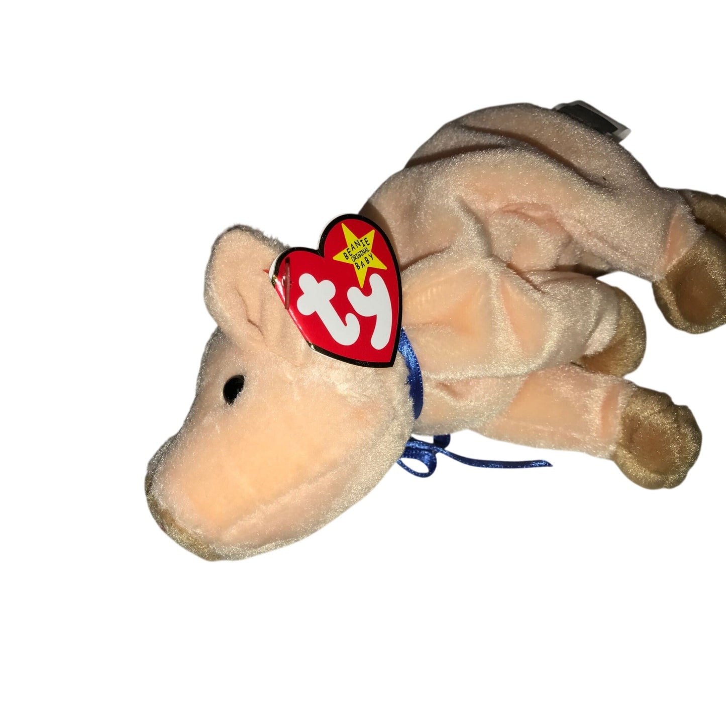 1999 Knuckles the Pig Beanie Baby TY Beanie Baby  A+ Stuff Plush Toys / Stuffed Animals