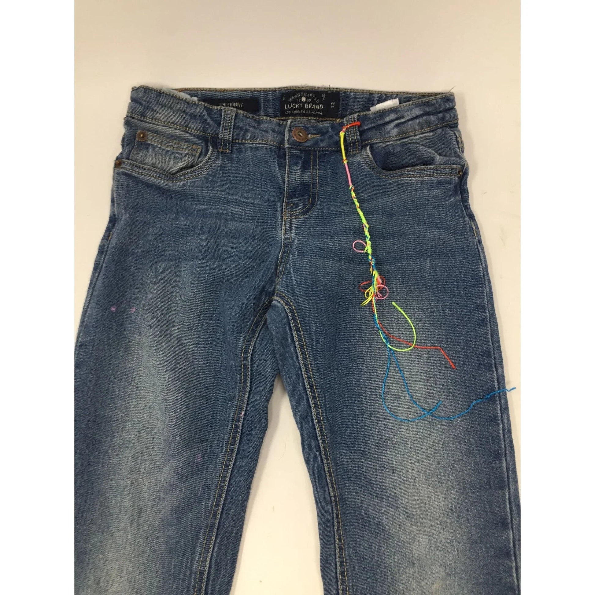 LUCKY BRAND ZOE SKINNY SIZE 12 GIRLS BLUE JEANS - LUCKY BRAND - Pants - A+ Stuff