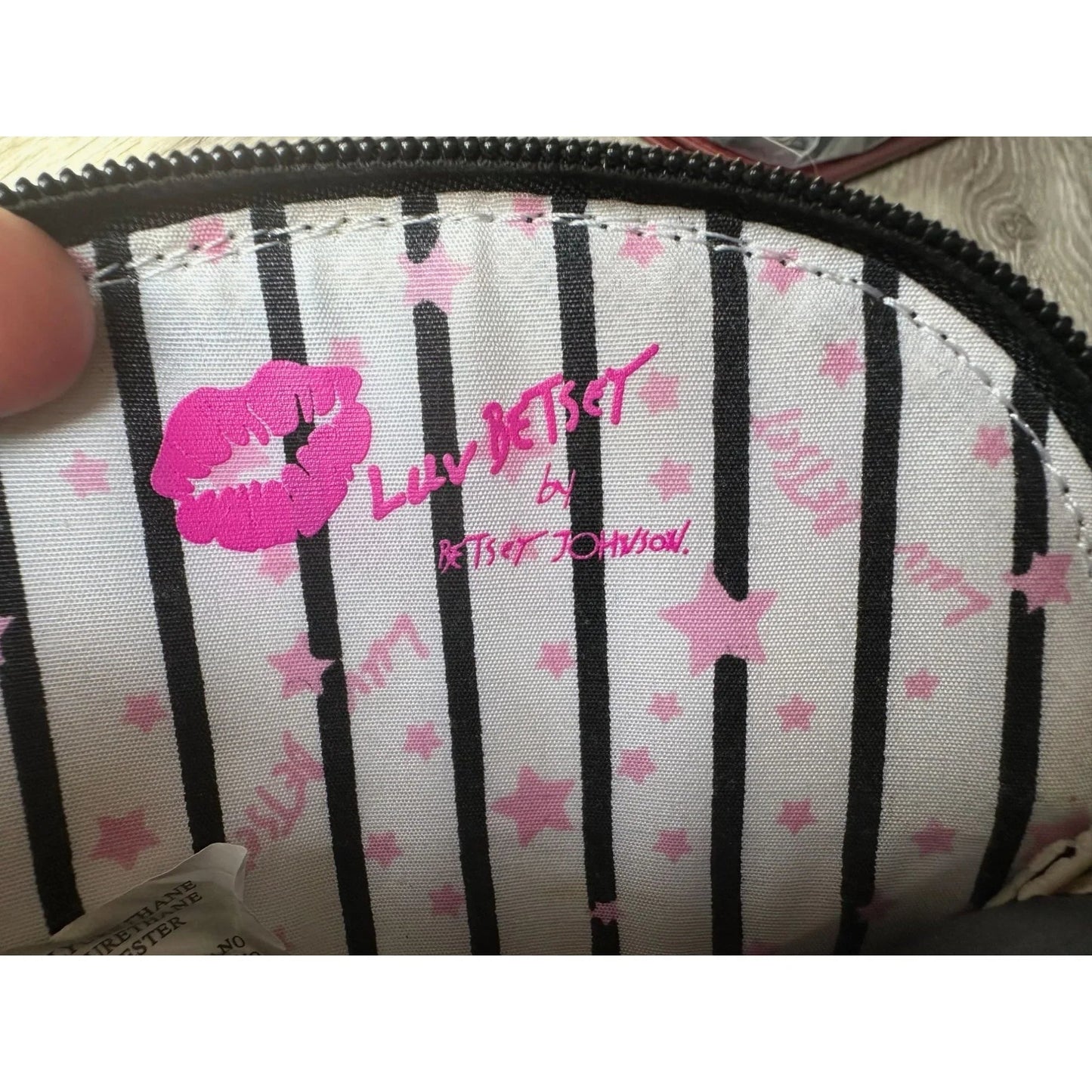 LUV BETSEY By Betsey Johnson Black and White Cat Purse/Wristlet - LUV BETSEY By Betsey Johnson - Luggage & Bags - A+ Stuff