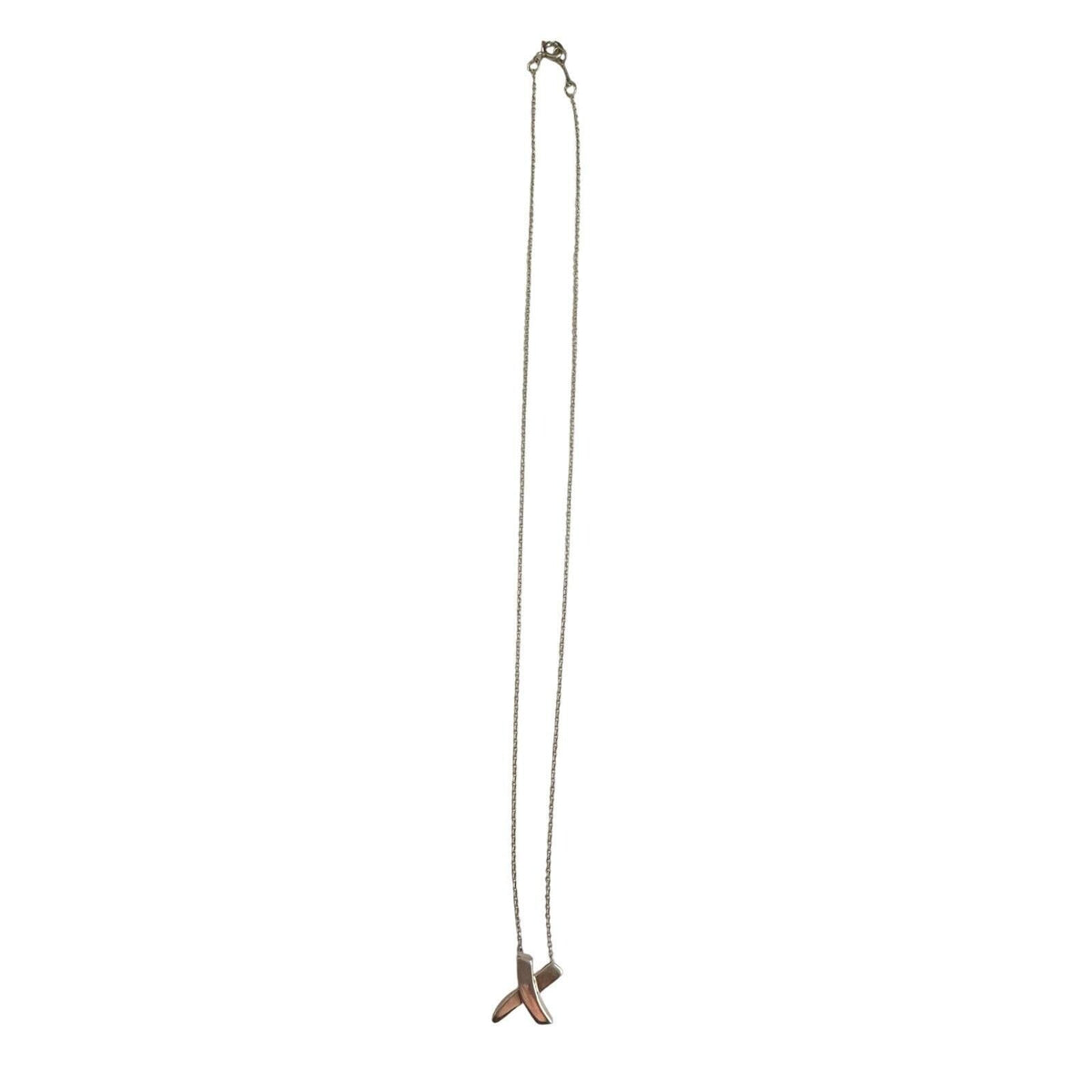 Tiffany & Co. Paloma Picasso Graffiti X Necklace Sterling 16" Tiffany & Co.  A+ Stuff Necklace with Pendant
