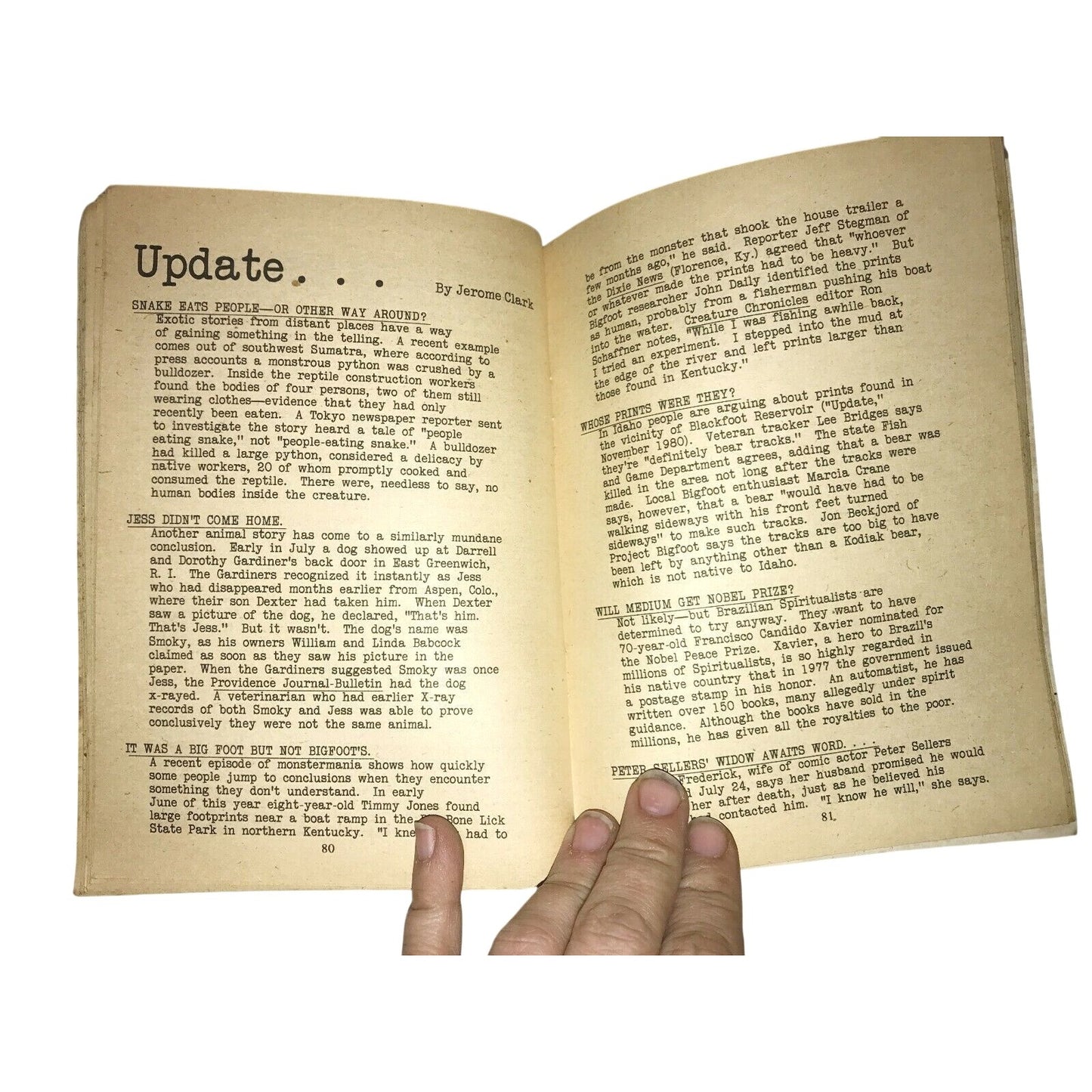 Fate Magazine December 1980 The World's Mysteries Explored UFOs