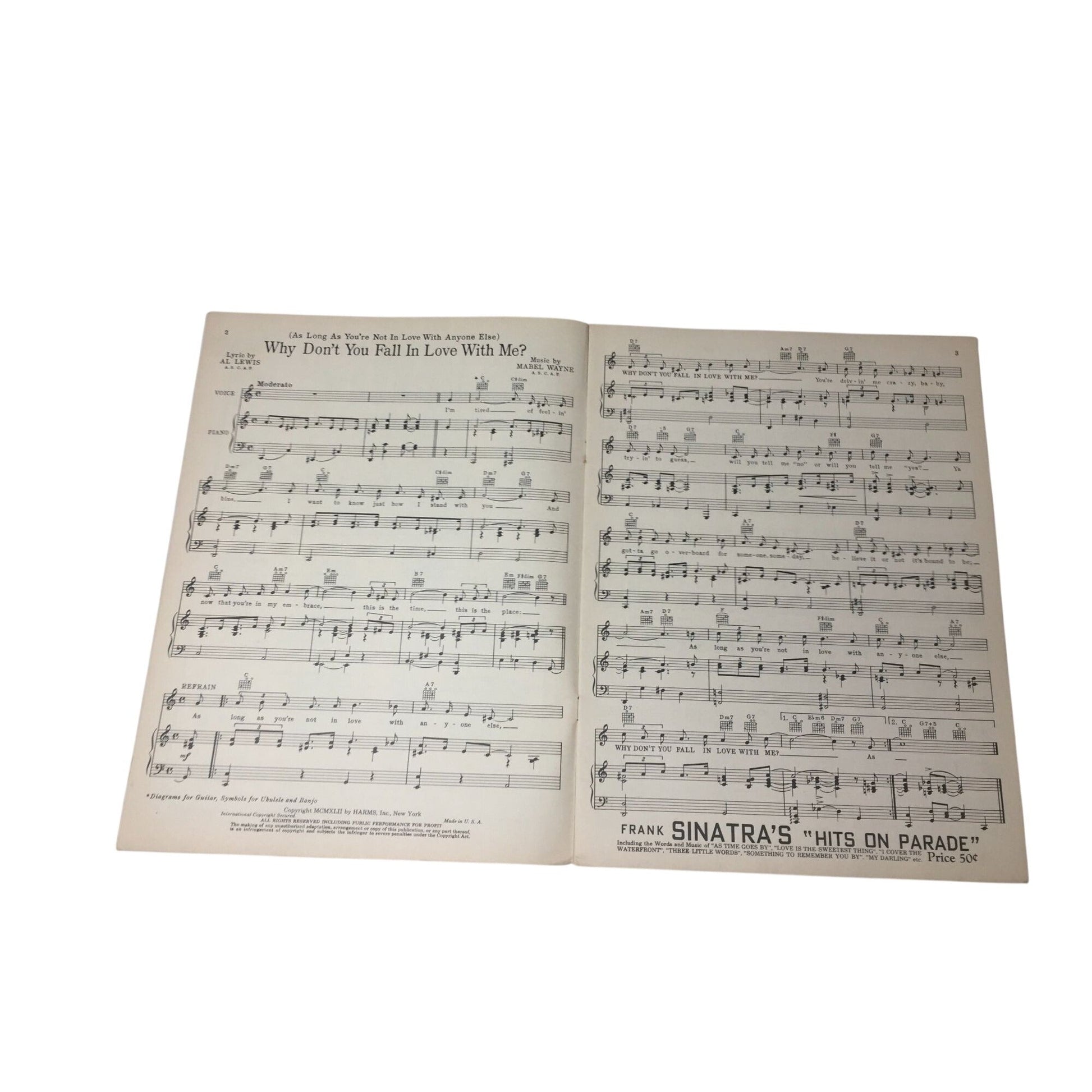 Vintage Copy of Rainbow Album of Popular Songs, Book Three A+ Stuff  A+ Stuff Sheet Music