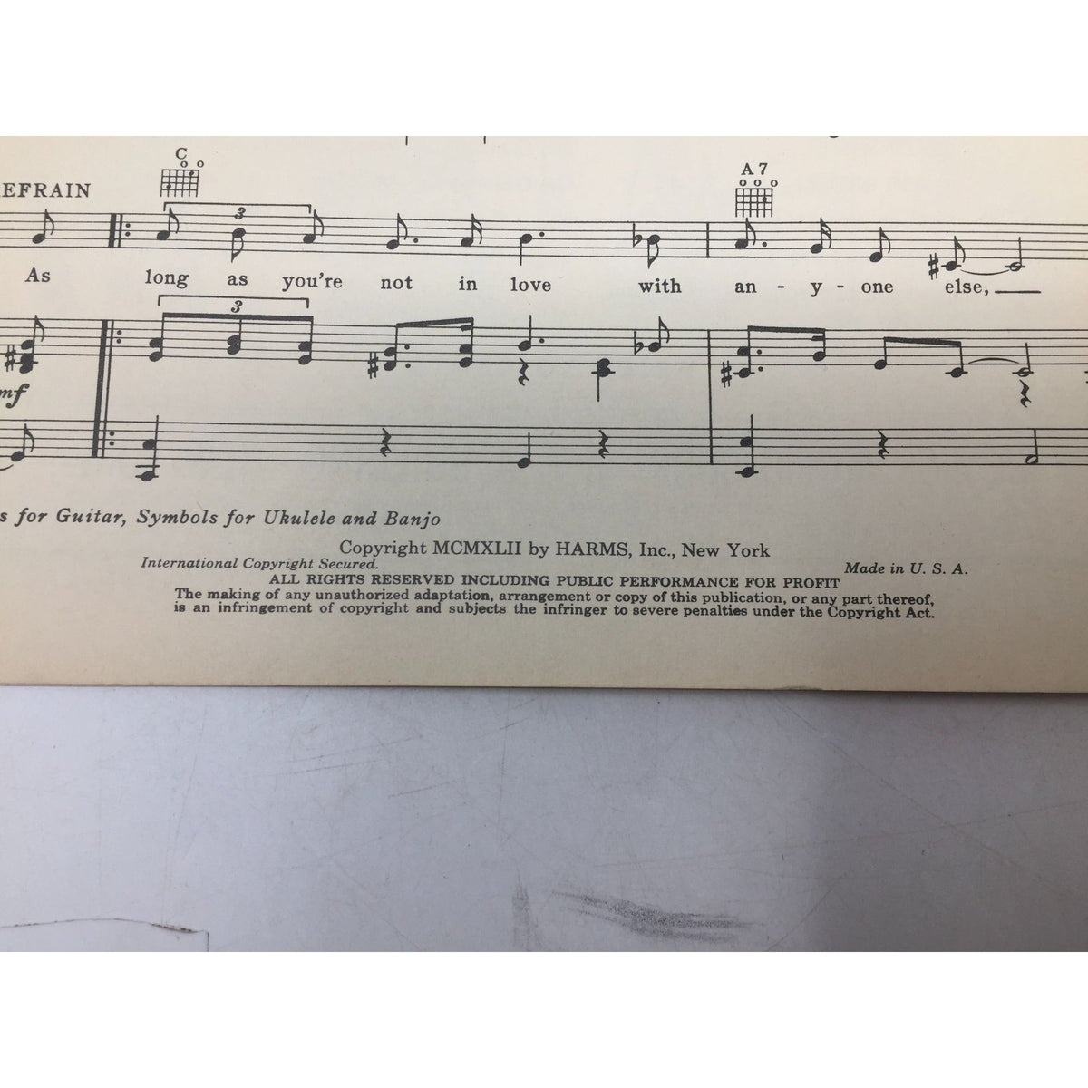 Vintage Copy of Rainbow Album of Popular Songs, Book Three A+ Stuff  A+ Stuff Sheet Music