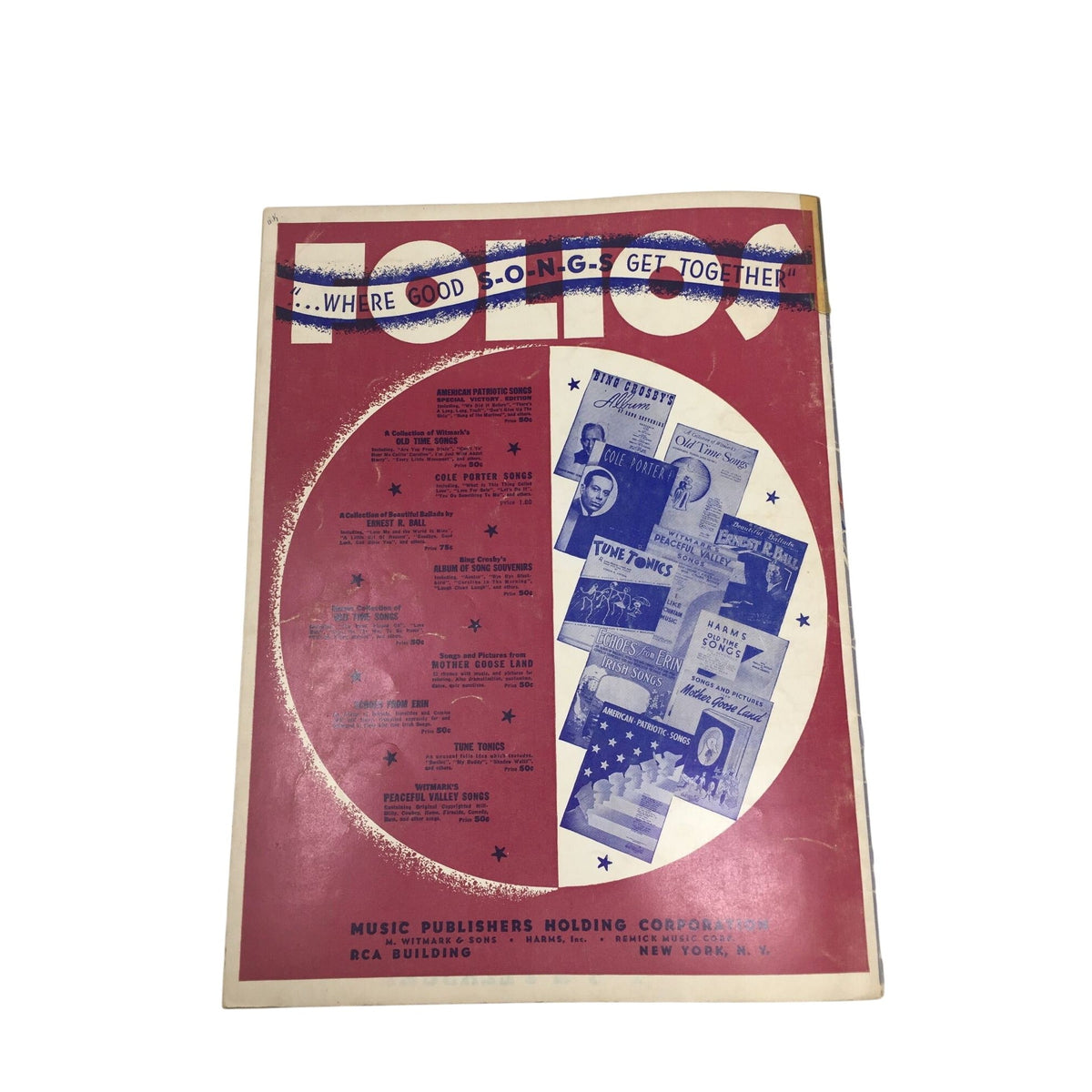 Vintage Copy of Rainbow Album of Popular Songs, Book Three A+ Stuff  A+ Stuff Sheet Music