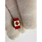 Miniature Canada Flag Lapel Pin Vintage Tie Tack Hat Pin