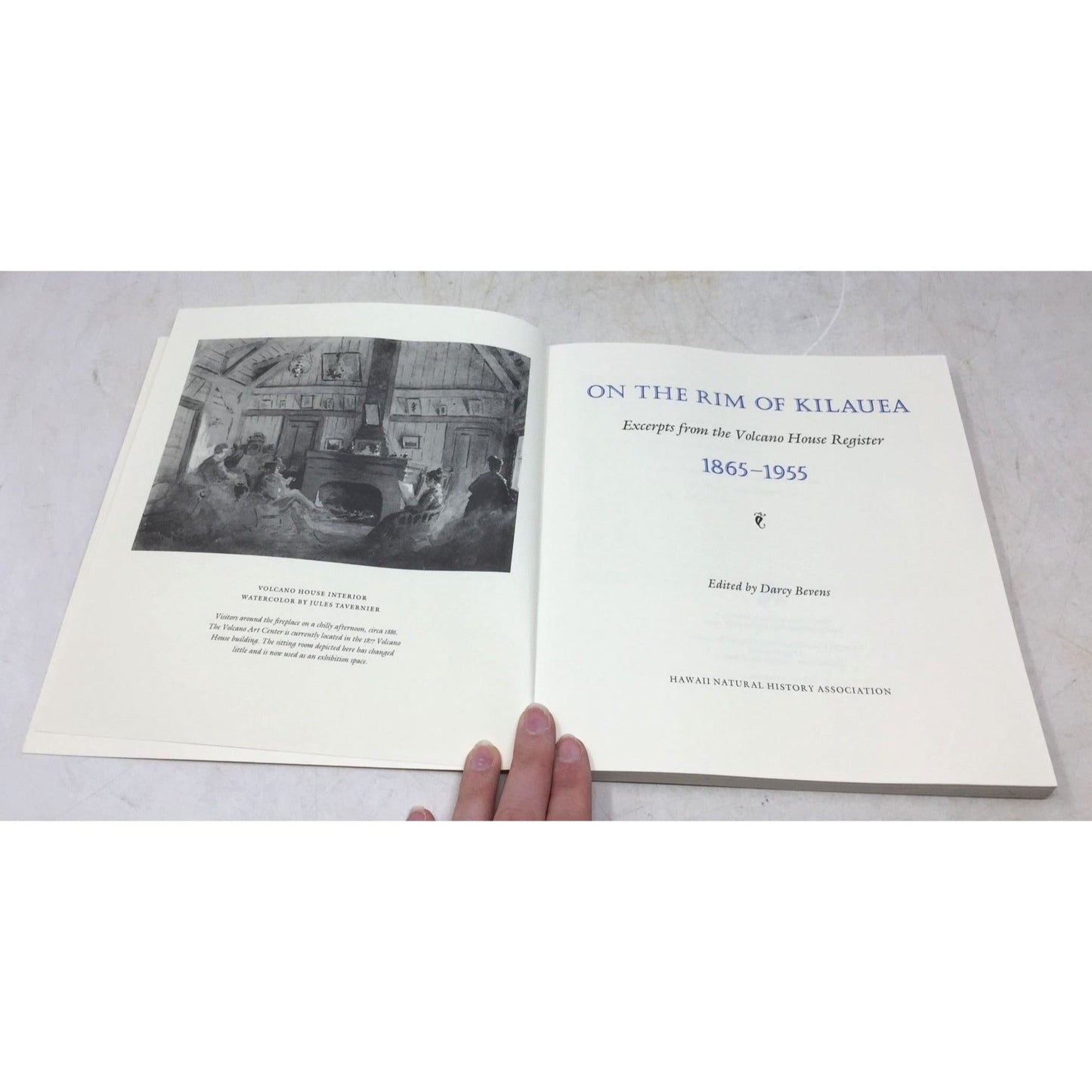 Paperback Edition of "On The Rim of Kilauea: Excerpts from the Volcano House Register, 1865-1955" unbranded  A+ Stuff Sheet Music