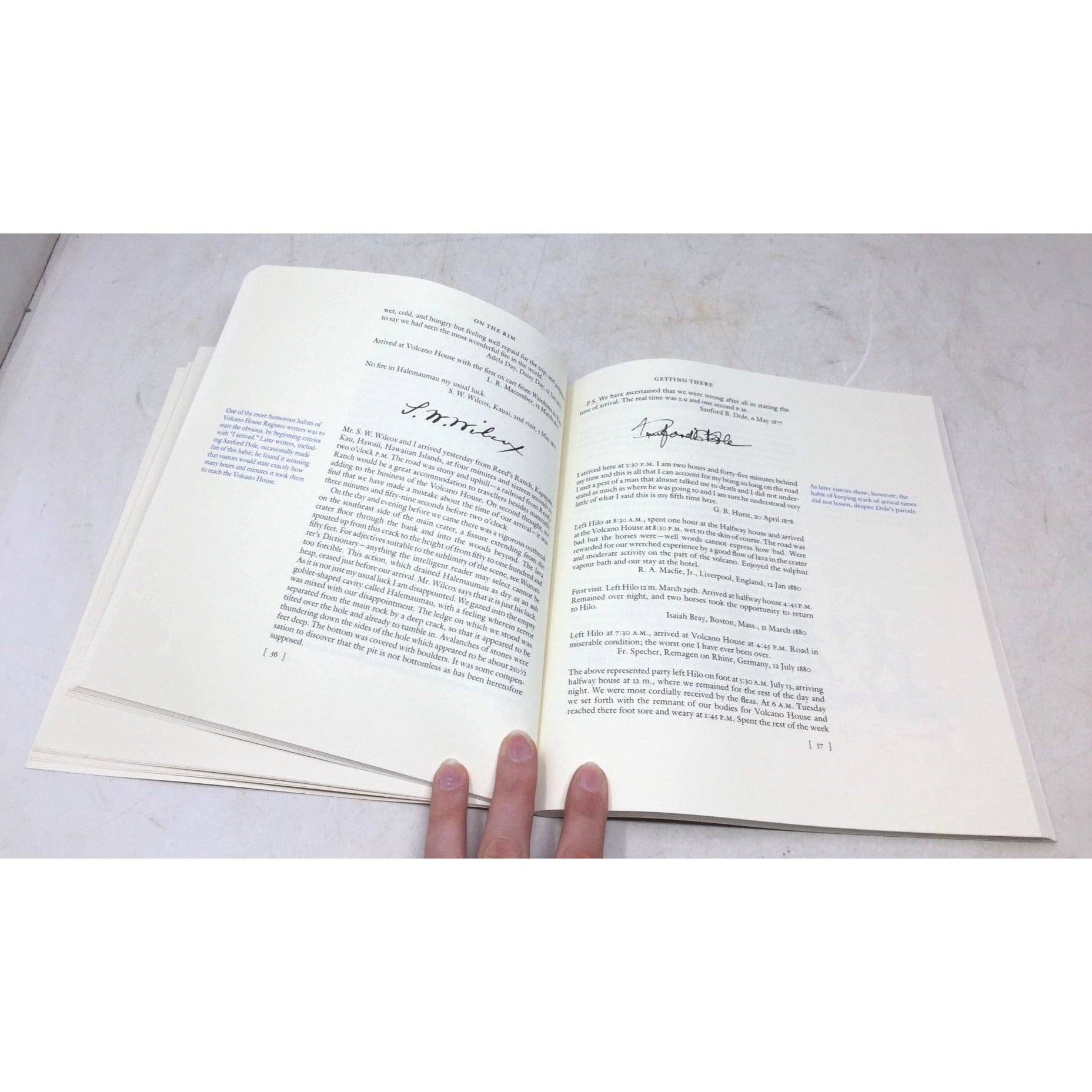Paperback Edition of "On The Rim of Kilauea: Excerpts from the Volcano House Register, 1865-1955" unbranded  A+ Stuff Sheet Music