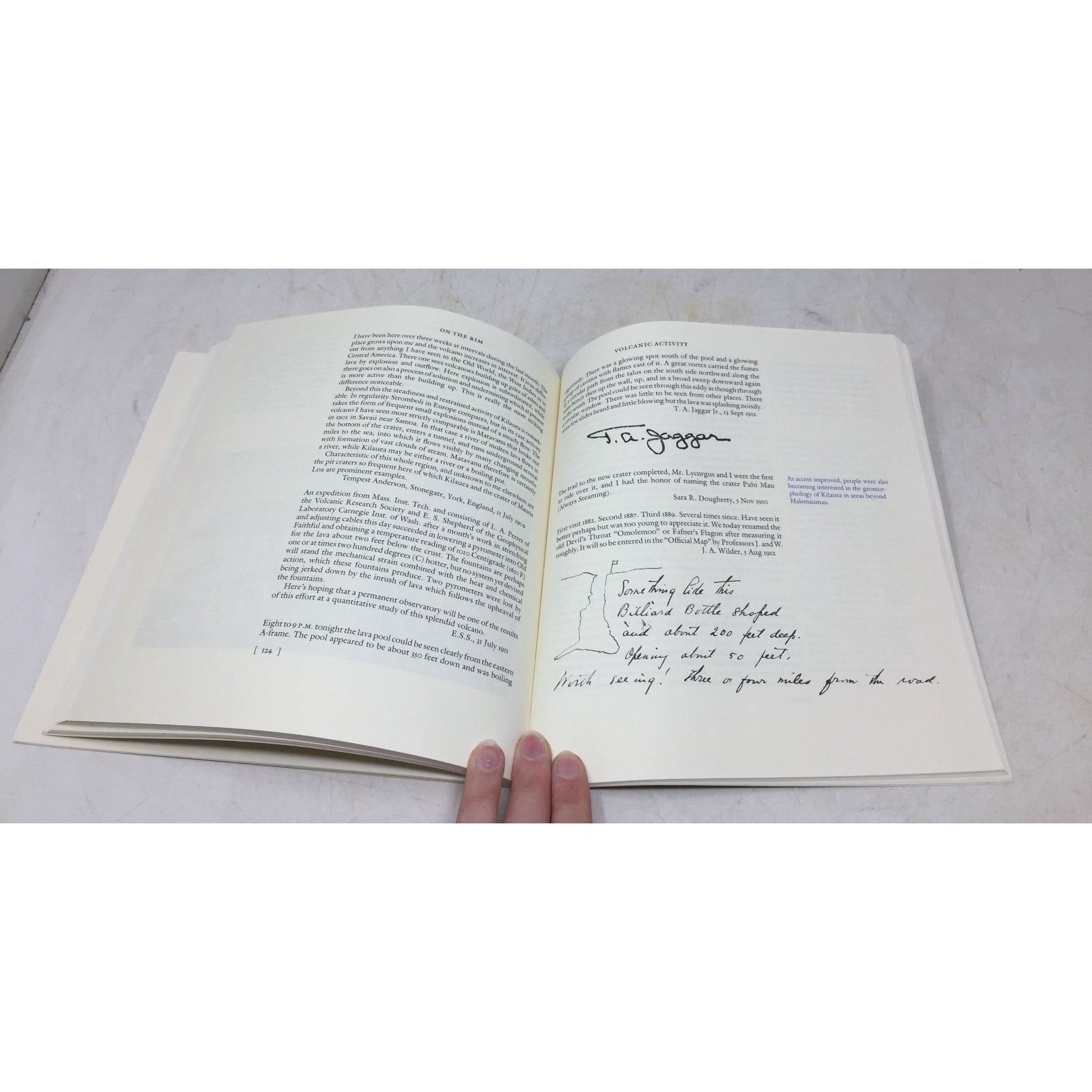 Paperback Edition of "On The Rim of Kilauea: Excerpts from the Volcano House Register, 1865-1955" unbranded  A+ Stuff Sheet Music