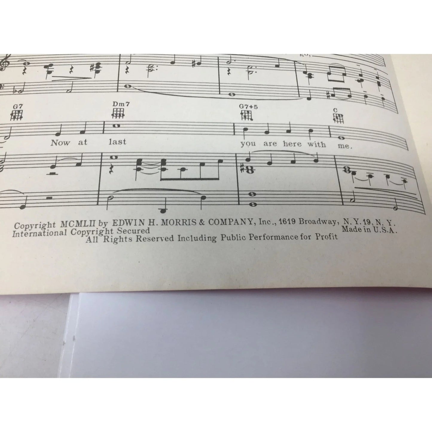 MADEMOISELLE By Bob Russell and Lester Lee (Sample copy) - A+ Stuff - Sheet Music - A+ Stuff