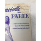 MADEMOISELLE DE PAREE Vintage sheet music - A+ Stuff - SHEET MUSIC - A+ Stuff