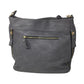 Madison West Distressed Gray Hobo Bag - Madison West - Hobo Bag - A+ Stuff