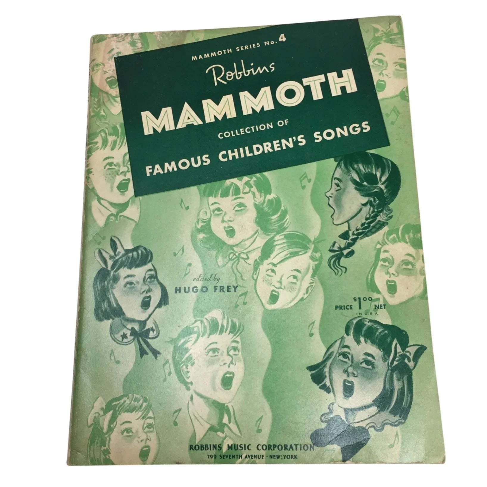 Mammoth Series No 4 Robbins Mammoth Collection of Famous Children's Songs - A+ Stuff - Sheet Music - A+ Stuff